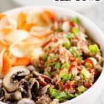 Pressure Cooker Korean Beef Bowl