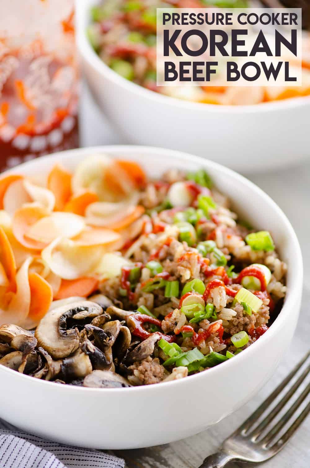 Pressure Cooker Korean Beef Bowl easy hamburger recipes