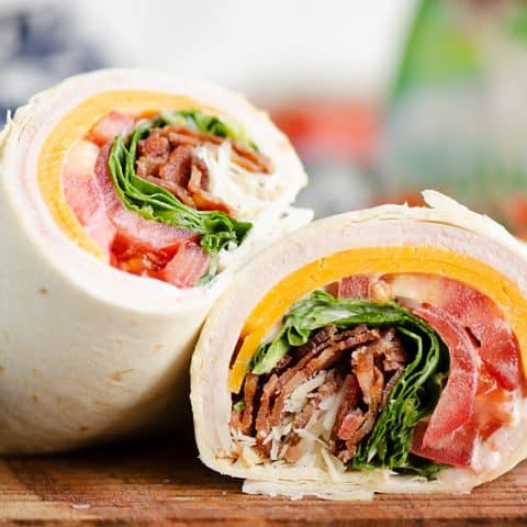 Turkey Bacon Parmesan Ranch Wrap