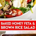 Brown Rice Honey Feta Squash and Brown Rice Salad