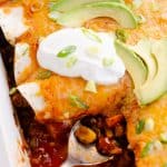 Black Bean & Squash Vegetarian Enchiladas