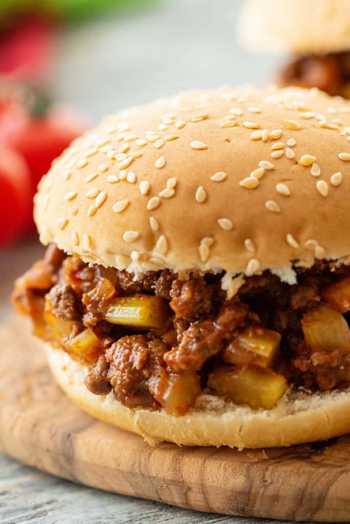 Homemade Sloppy Joes photograph