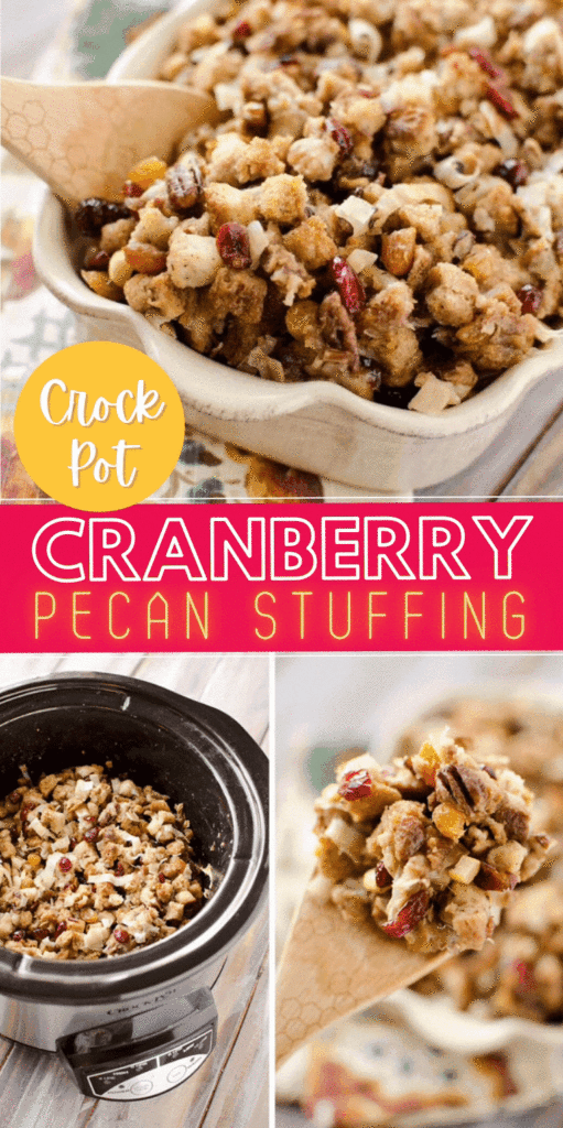 Crock Pot Cranberry Pecan Stuffing