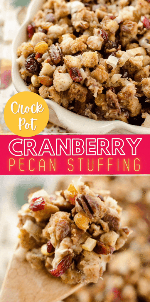 Crock Pot Cranberry Pecan Stuffing