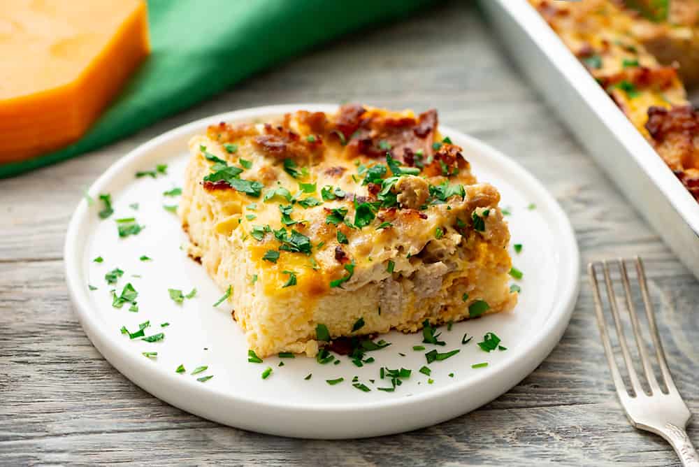 Overnight Sausage Egg Casserole