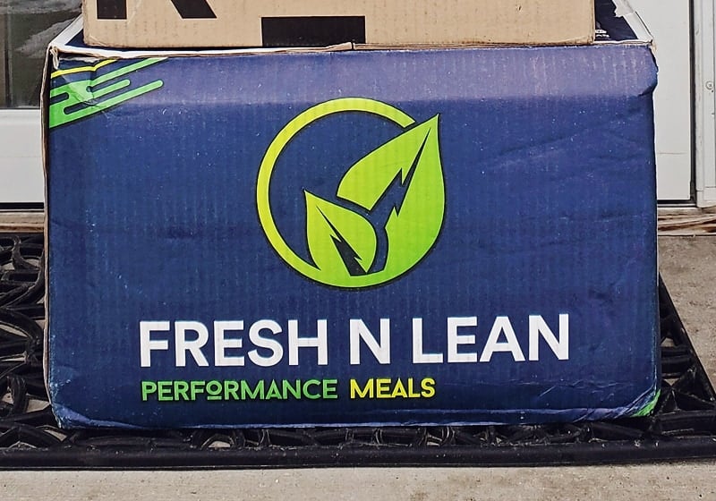 Fresh n' Lean Meal Delivery Box on Doorstep