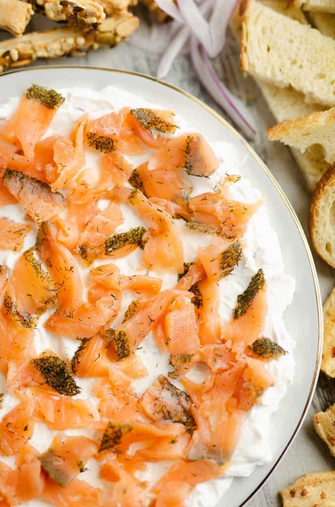 Smoked Salmon Cream Cheese Dip