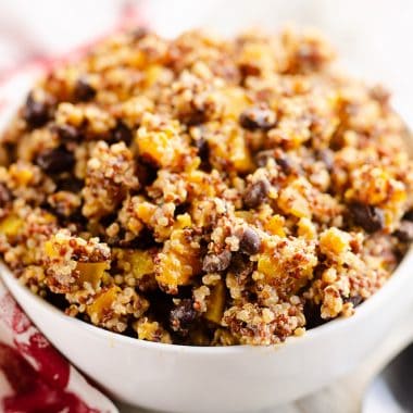 Southwest Quinoa Squash Salad in bowl