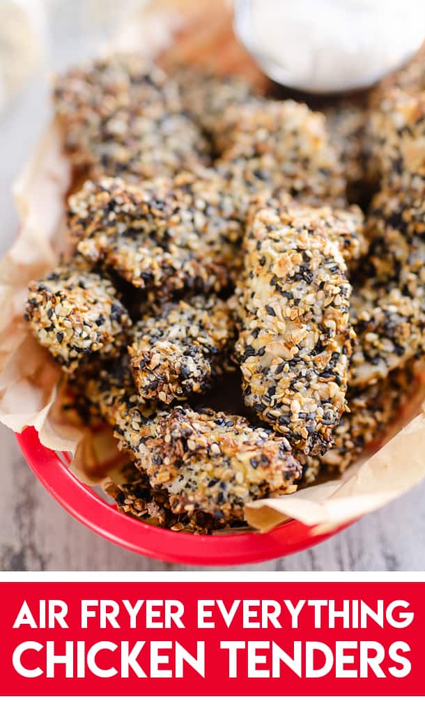 Air Fryer Everything Bagel Chicken Tenders