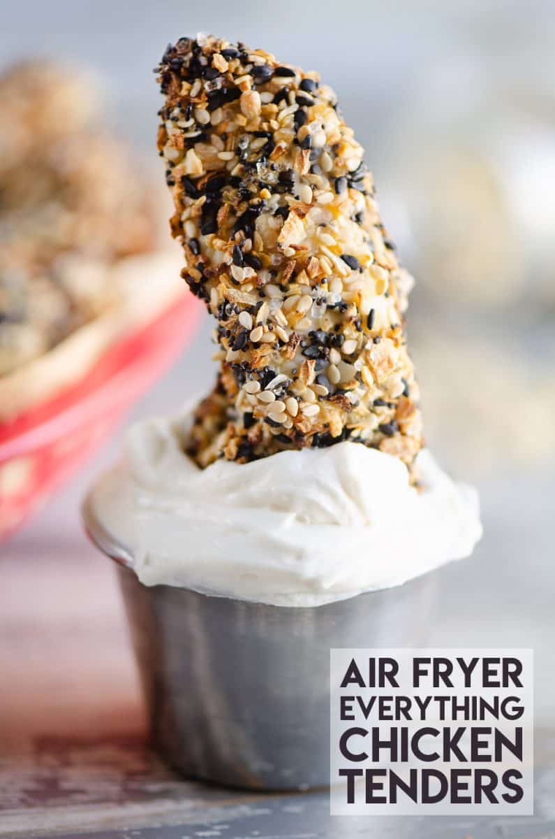 Air Fryer Everything Bagel Chicken Tenders