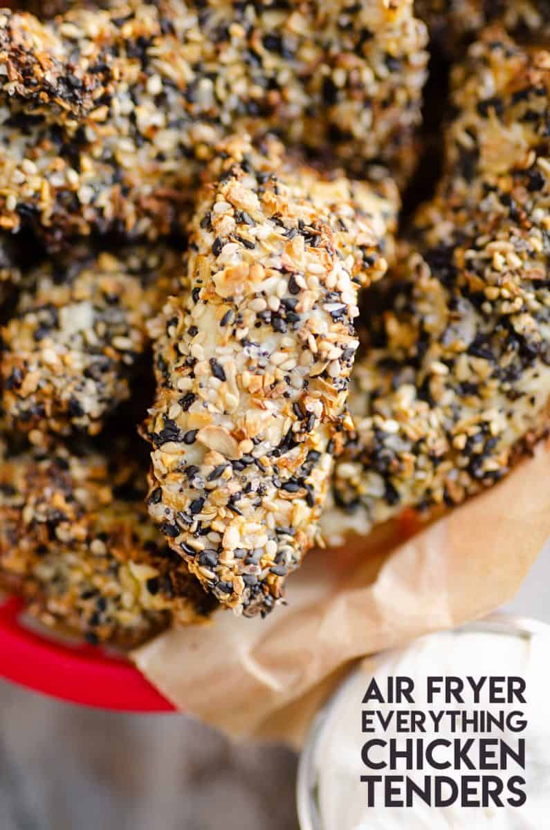 Air Fryer Everything Bagel Chicken Tenders