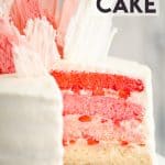 Fresh Strawberry Ombre Cake