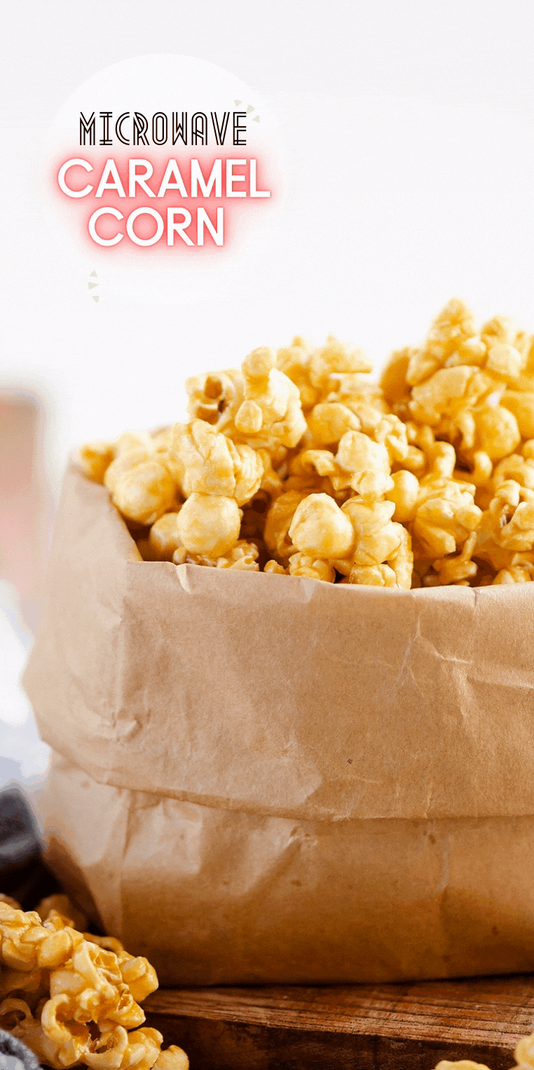 Microwave Caramel Popcorn