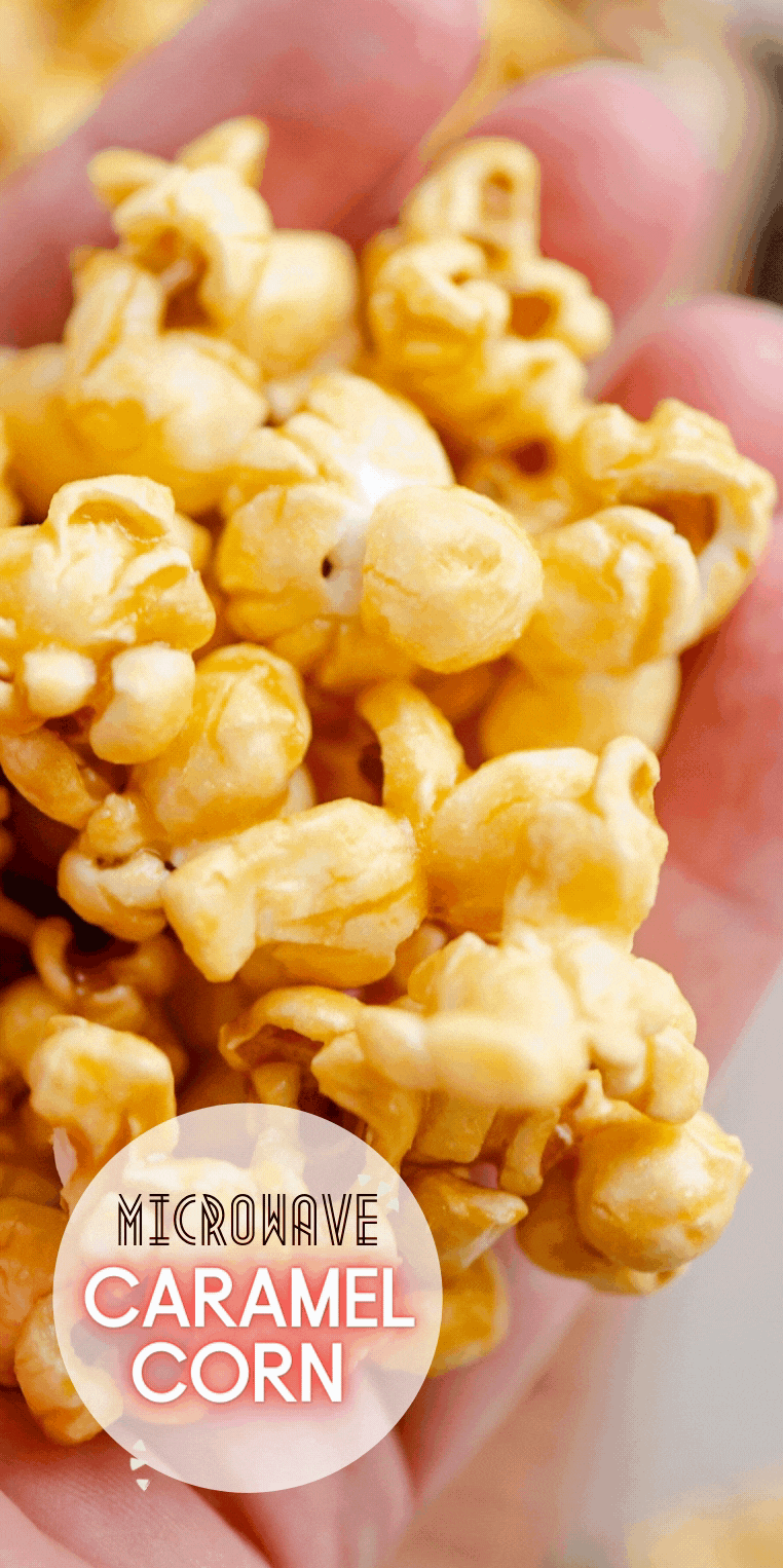 Microwave Caramel Popcorn