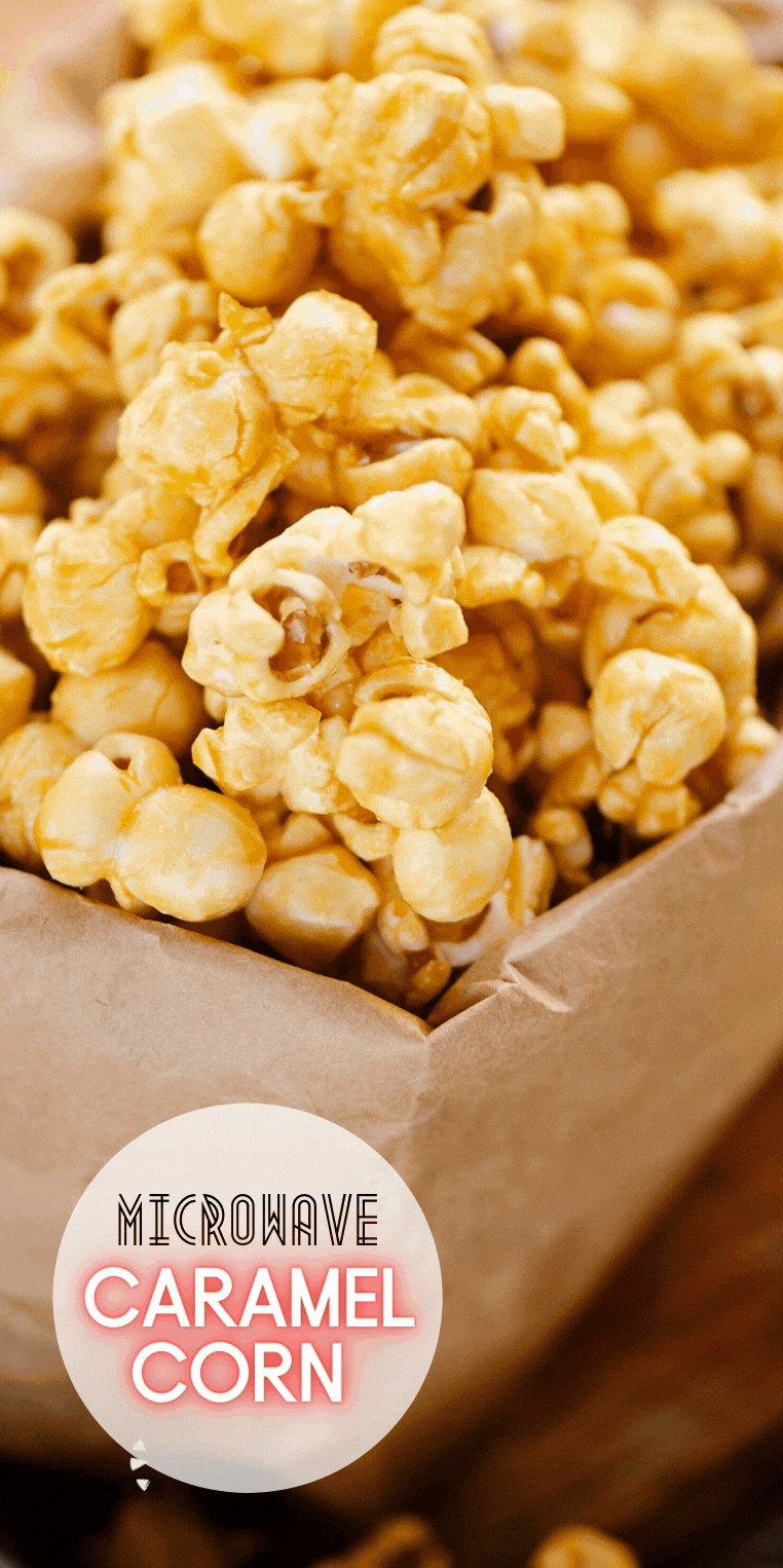 Microwave Caramel Popcorn