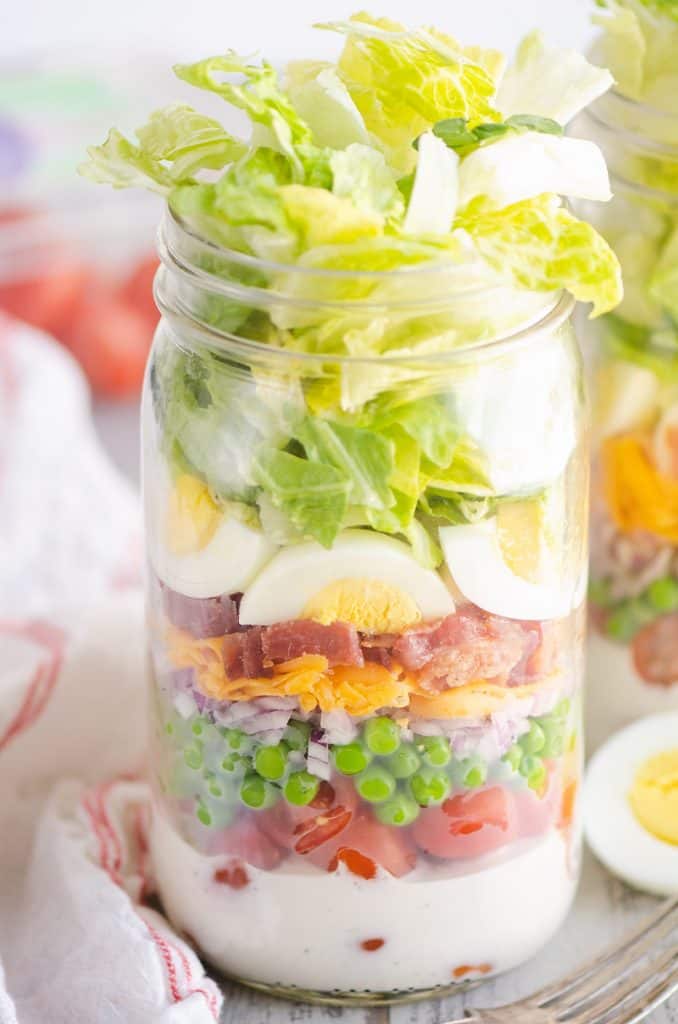 Easy Mason Jar Salads  Low Carb - This Moms Menu