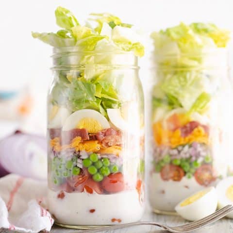 7 Layer Salad in a Jar