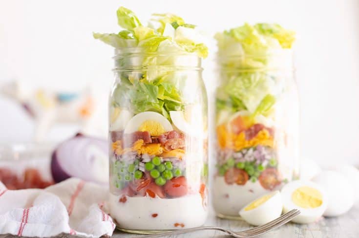 Make Ahead 7-Layer Salads in a Jar - That Skinny Chick Can Bake