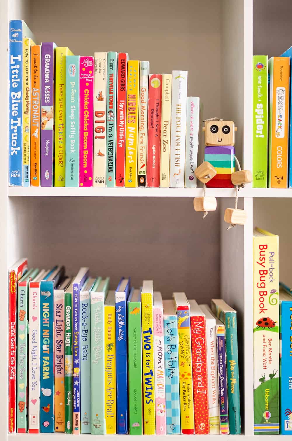 Toddler Home Library full of Board Books