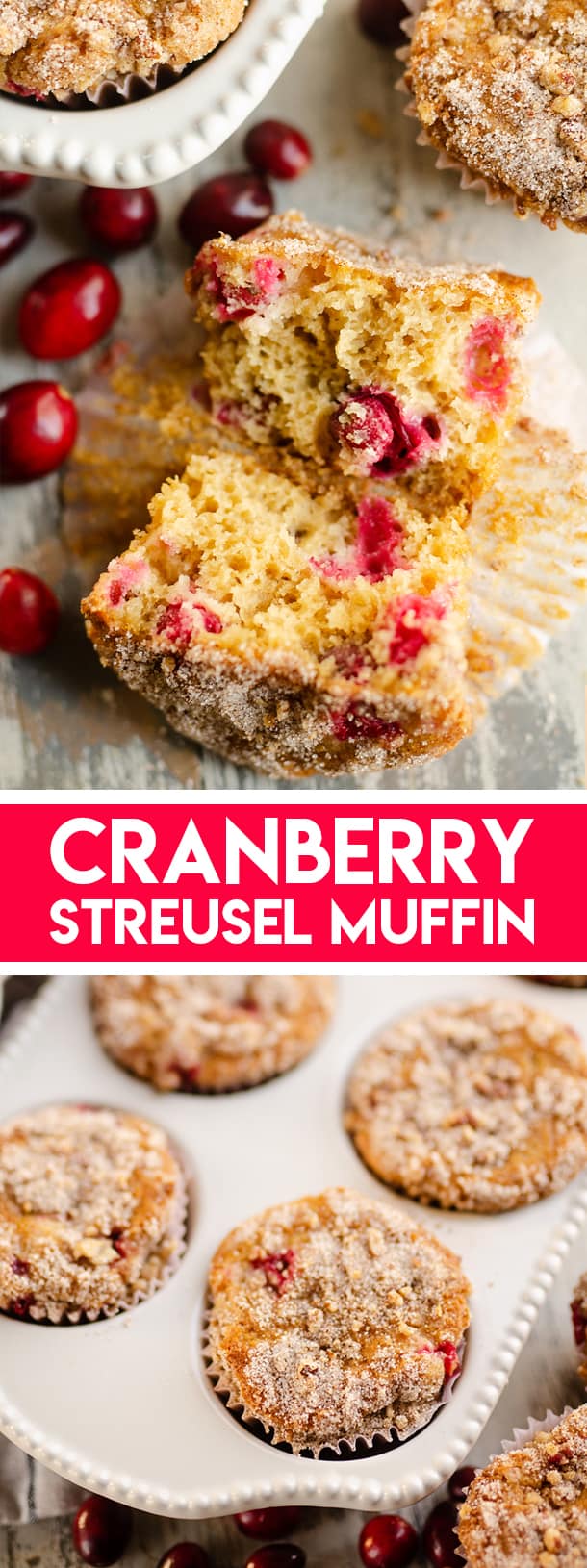 Cranberry Streusel Muffins