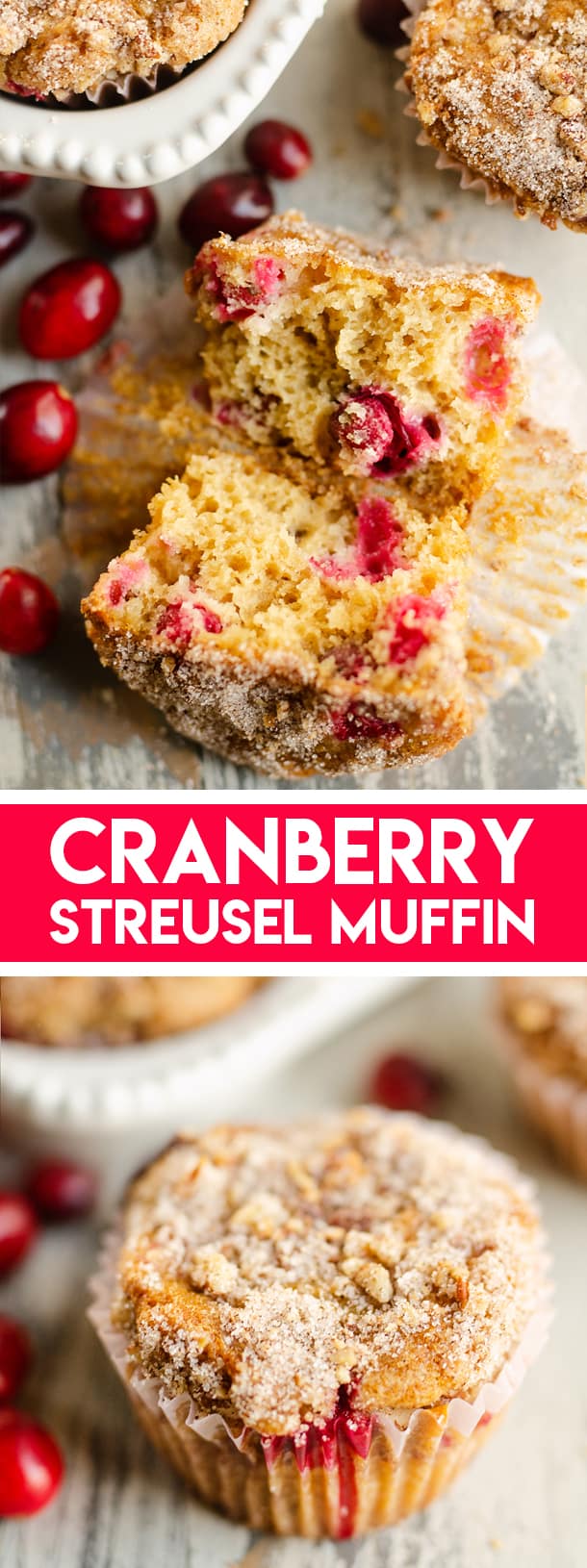 Cranberry Streusel Muffins