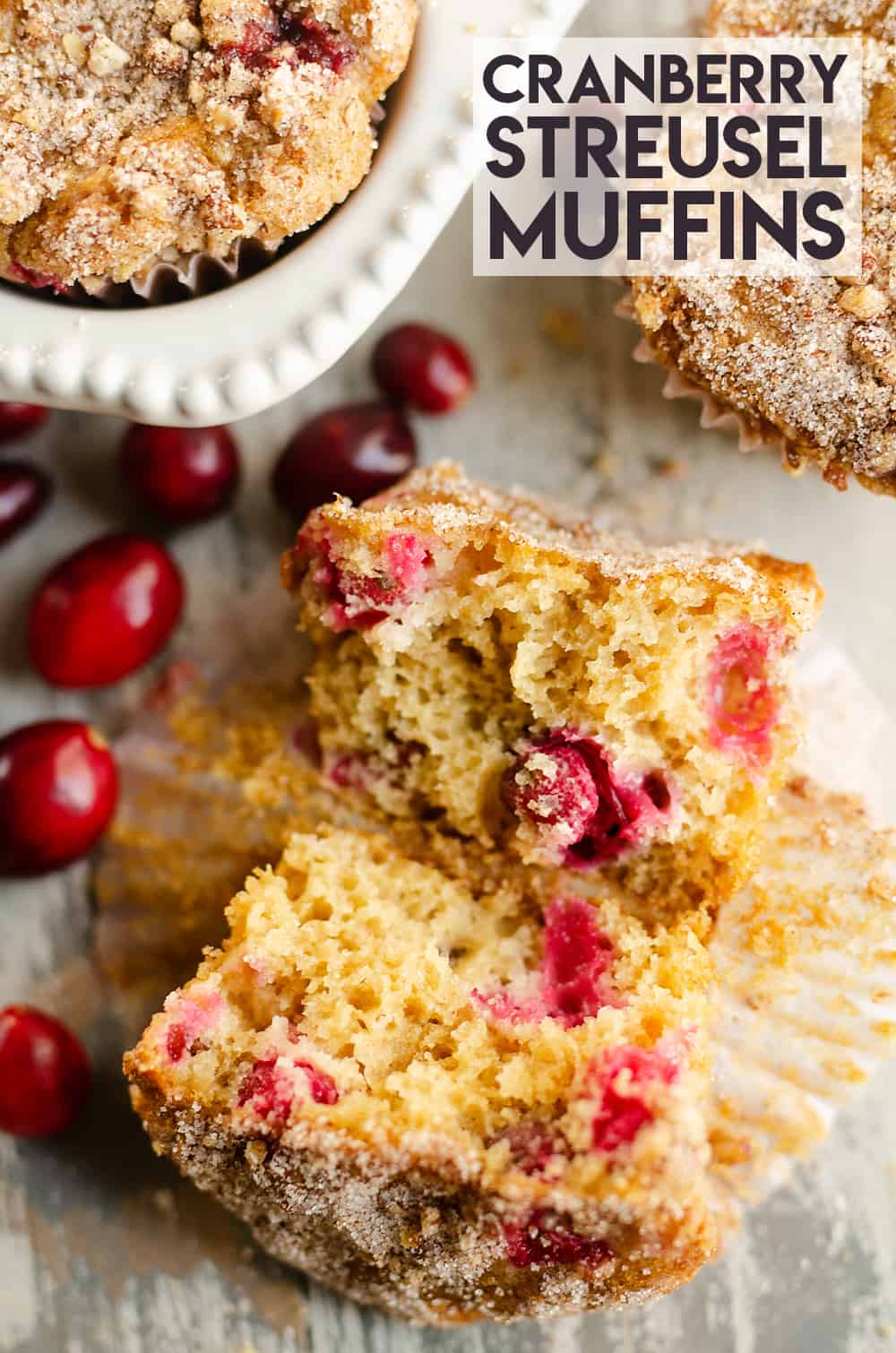 Cranberry Streusel Muffins