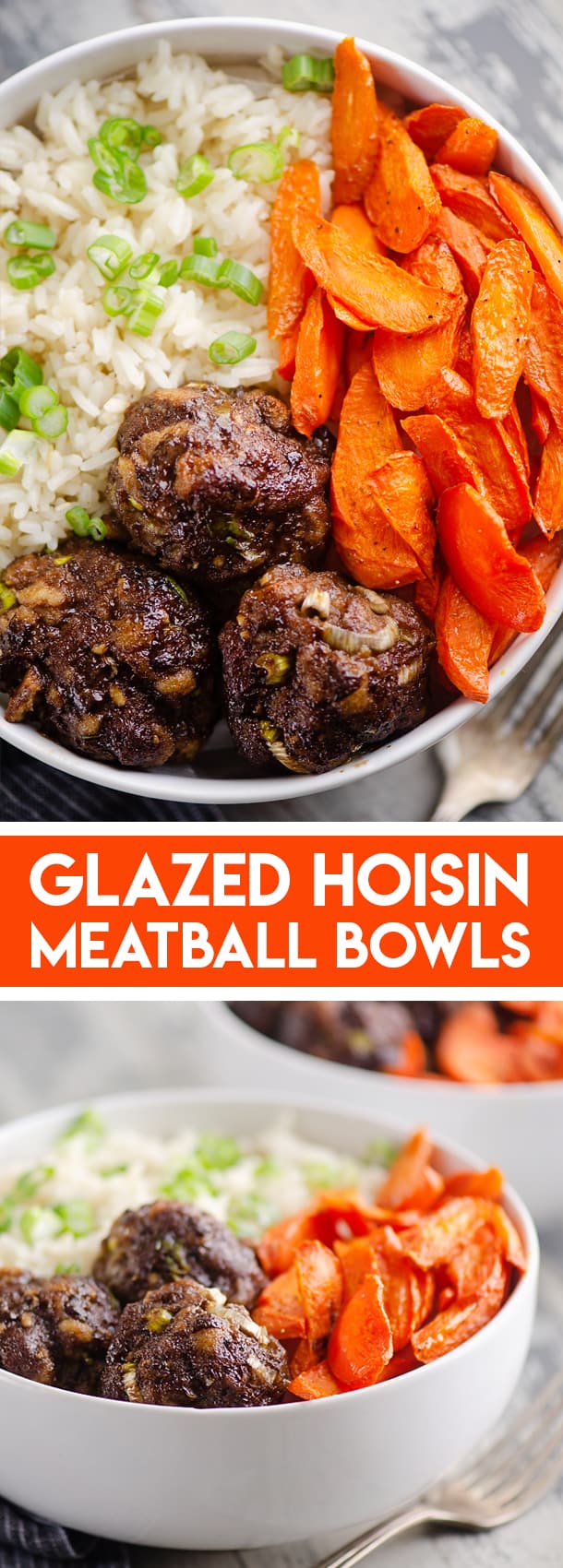 Glazed Hoisin Meatball Bowls