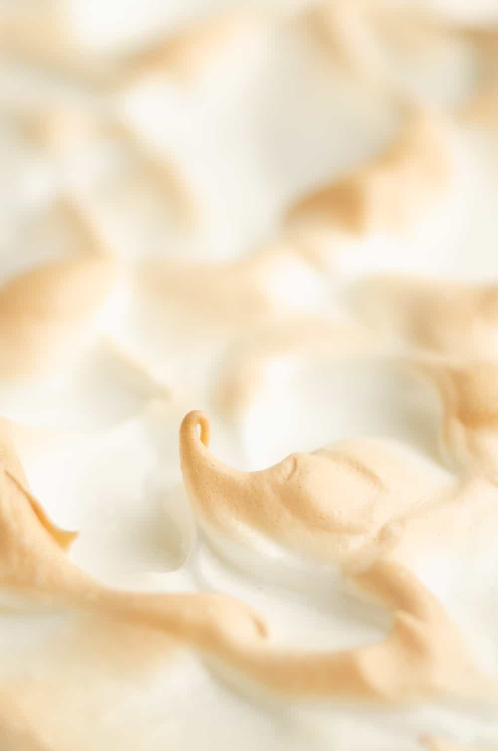 Meringue Stiff Peaks Baked