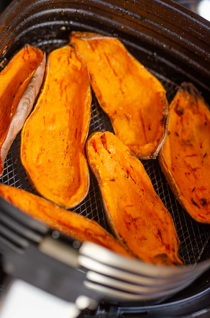 Sweet Potato Skins in Air Fryer