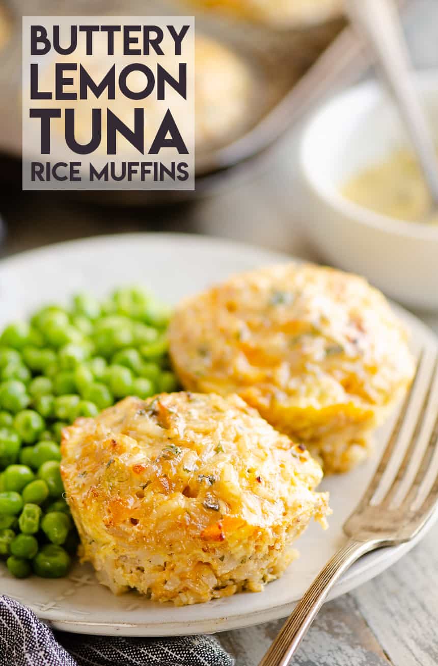 Buttery Tuna Rice Muffins