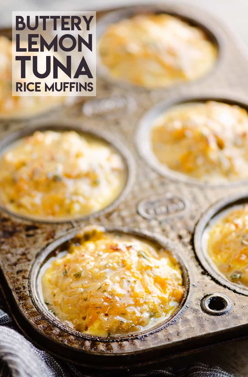 Buttery Tuna Rice Muffins