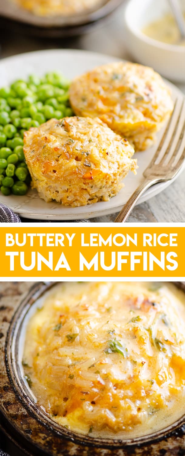 Buttery Tuna Rice Muffins