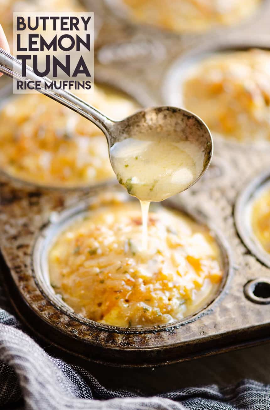 Buttery Tuna Rice Muffins