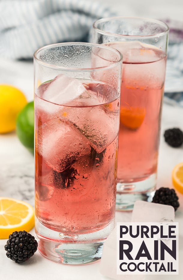 Purple Rain Cocktail