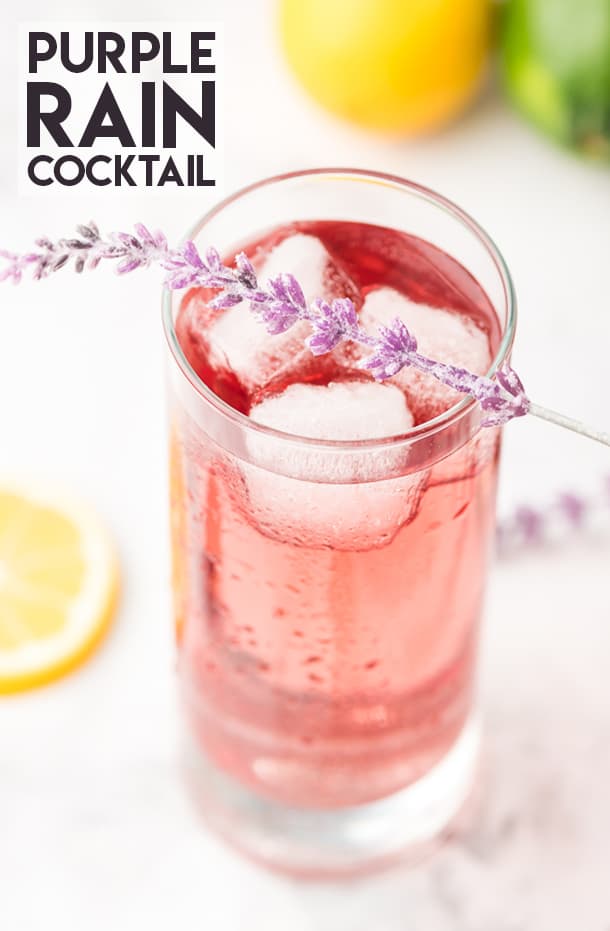 Purple Rain Cocktail