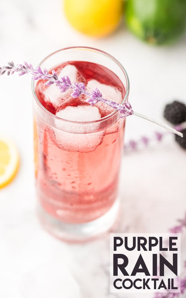 Purple Rain Cocktail