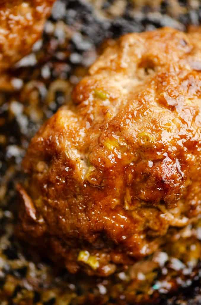 hoisin glazed meatloaf on sheet pan