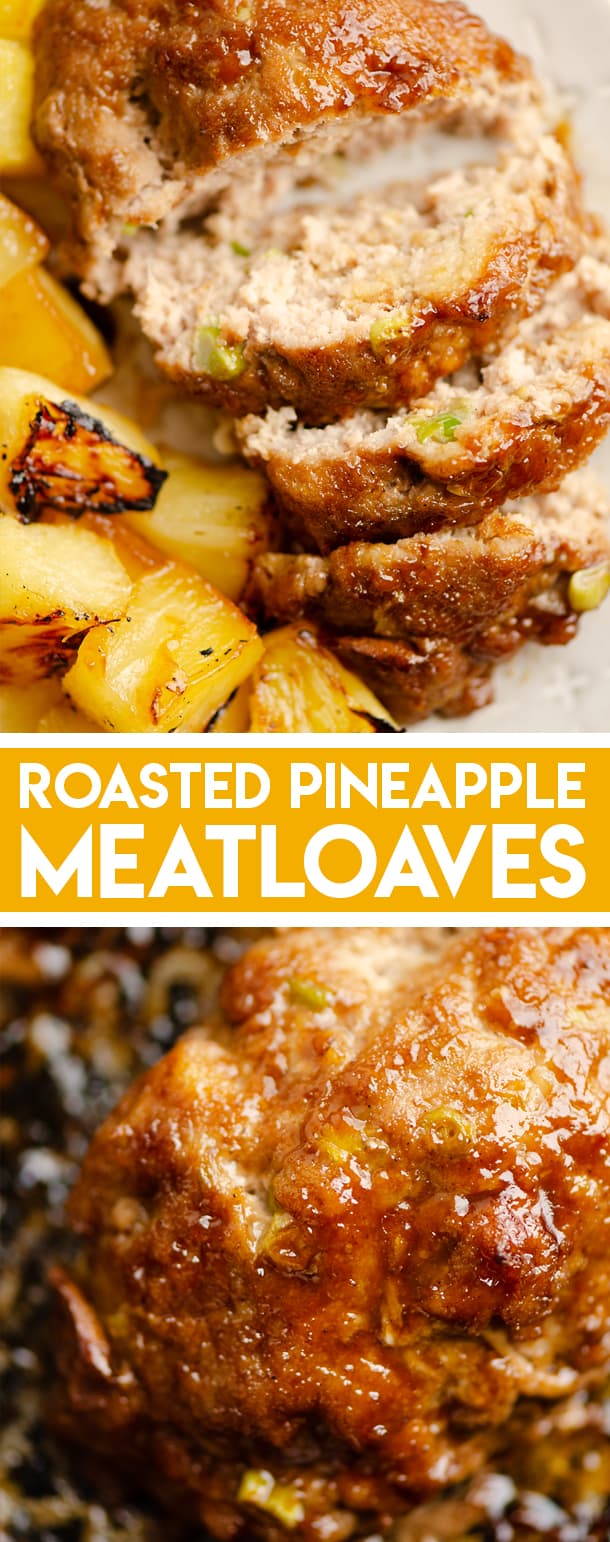 Roasted Pineapple Meatloaf Sheet Pan Dinner