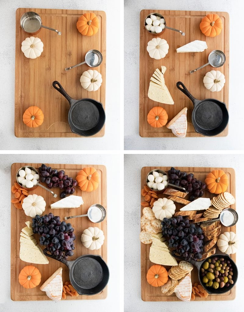 Halloween Charcuterie Board Step by Step additions