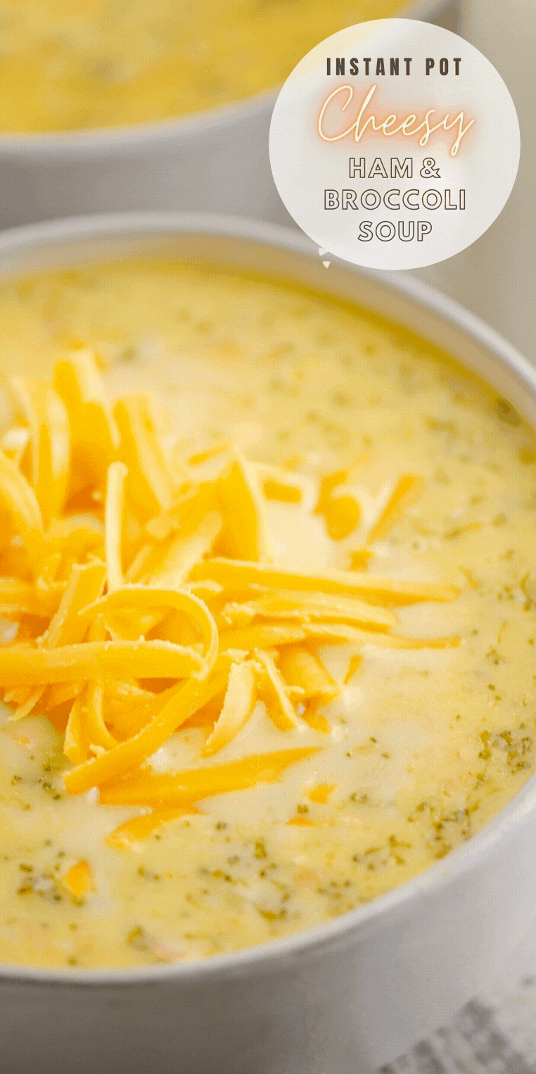 Pressure Cooker Ham & Broccoli Cheese Soup