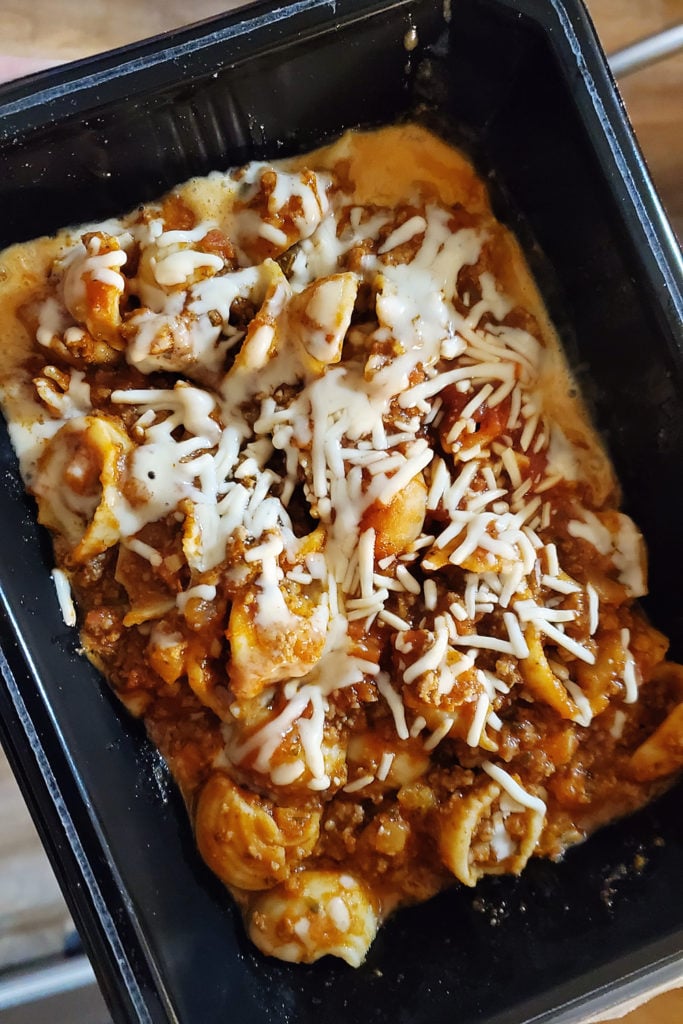 Freshly Cauliflower Shells Bolognese Meal