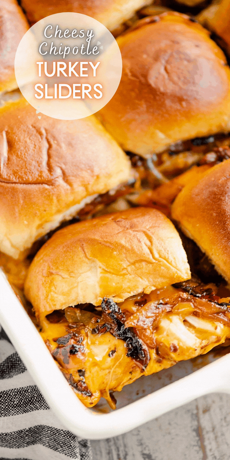 Cheesy Chipotle Turkey Sliders