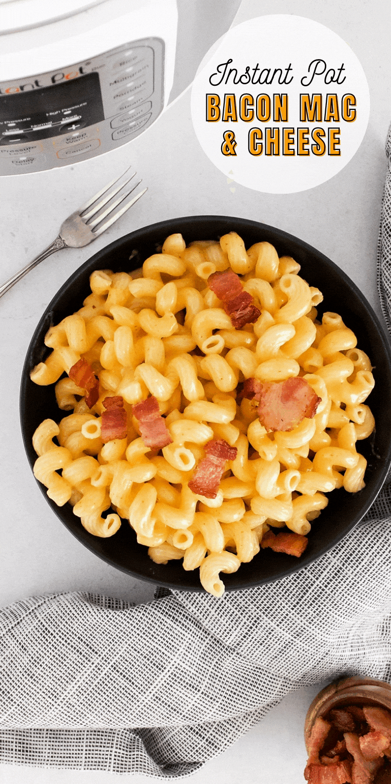 Pressure Cooker Bacon Mac and Cheese