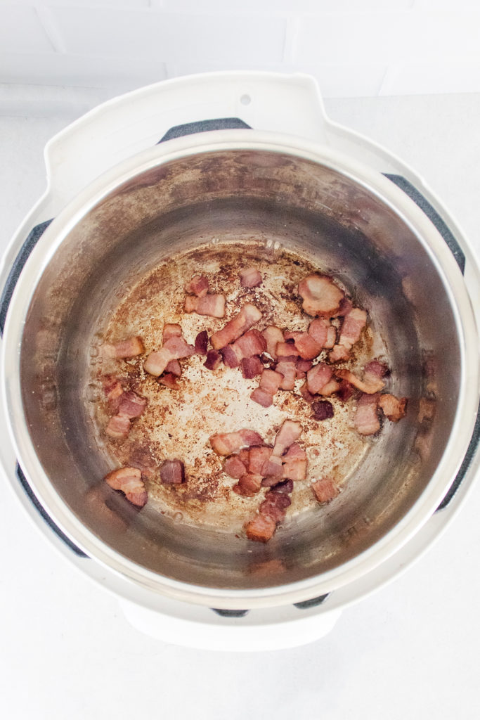 bacon cooked in Instant Pot