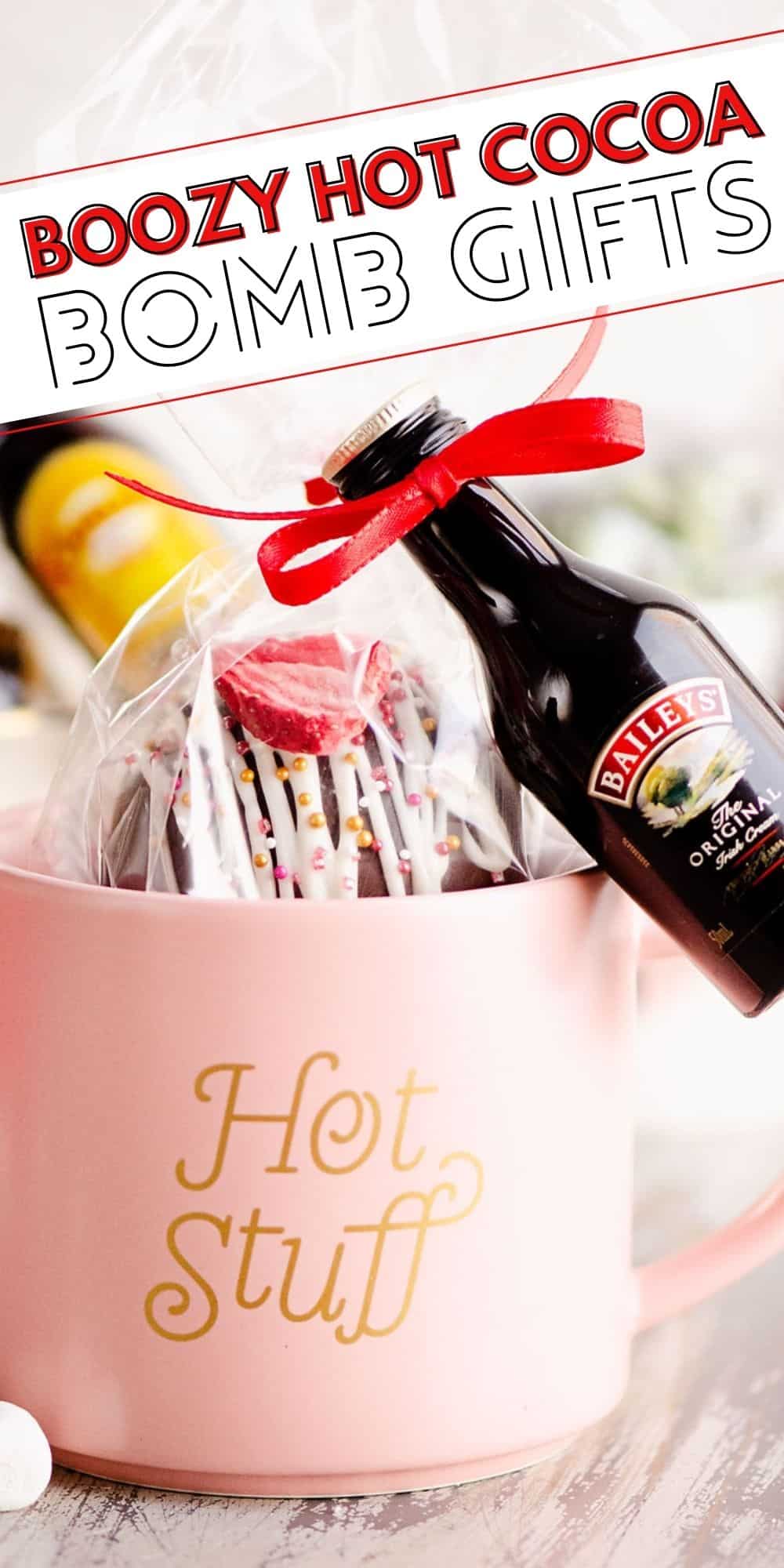 Boozy Hot Cocoa Bomb Valentine Gift Idea