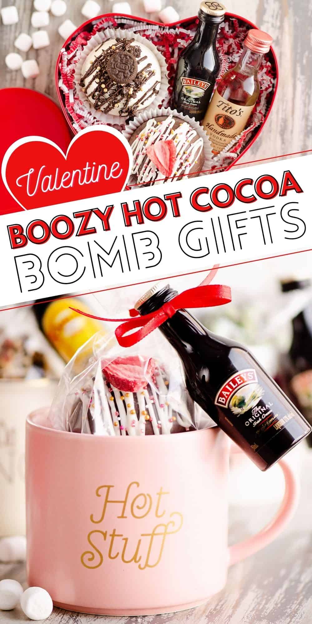 Boozy Hot Cocoa Bomb Valentine Gift Idea