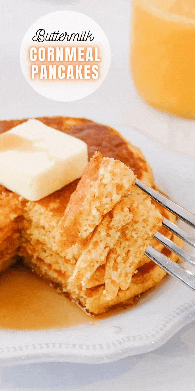 Buttermilk Cornmeal Pancakes