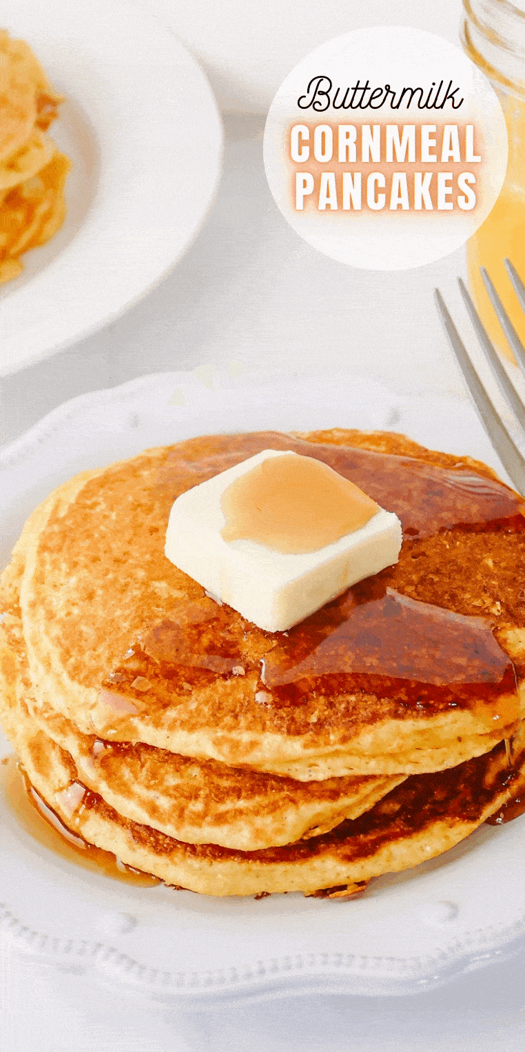 Buttermilk Cornmeal Pancakes