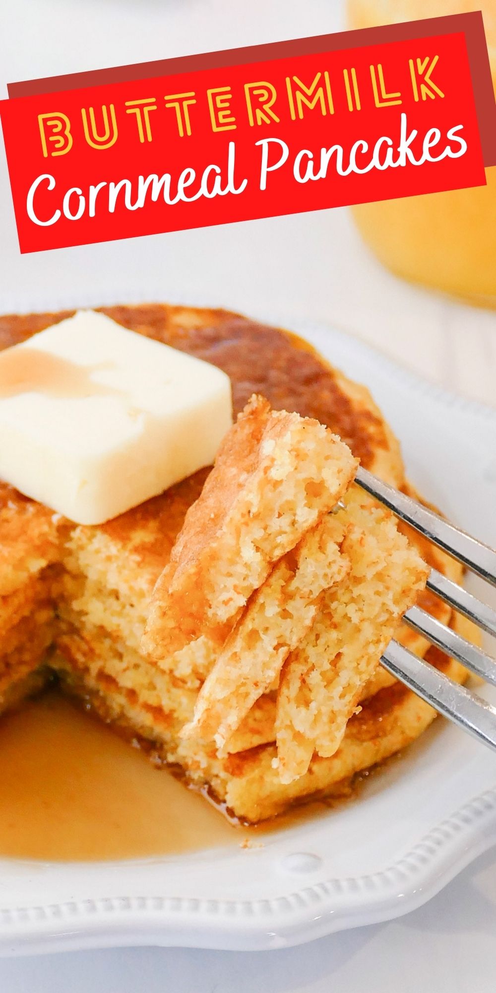 Buttermilk Cornmeal Pancakes
