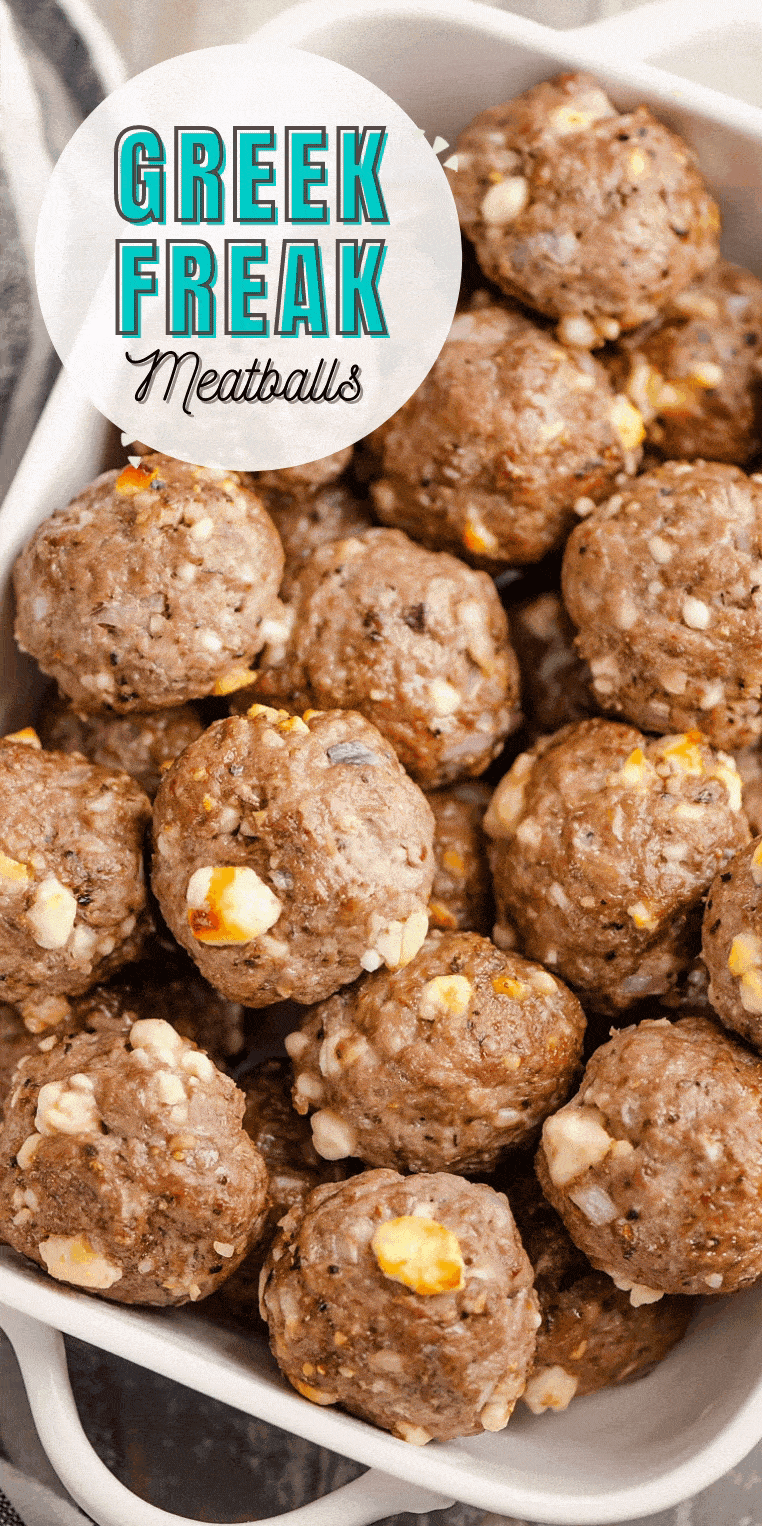 Easy Greek Freak Meatballs